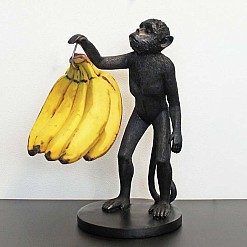 Soporte para plátanos en forma de mono
